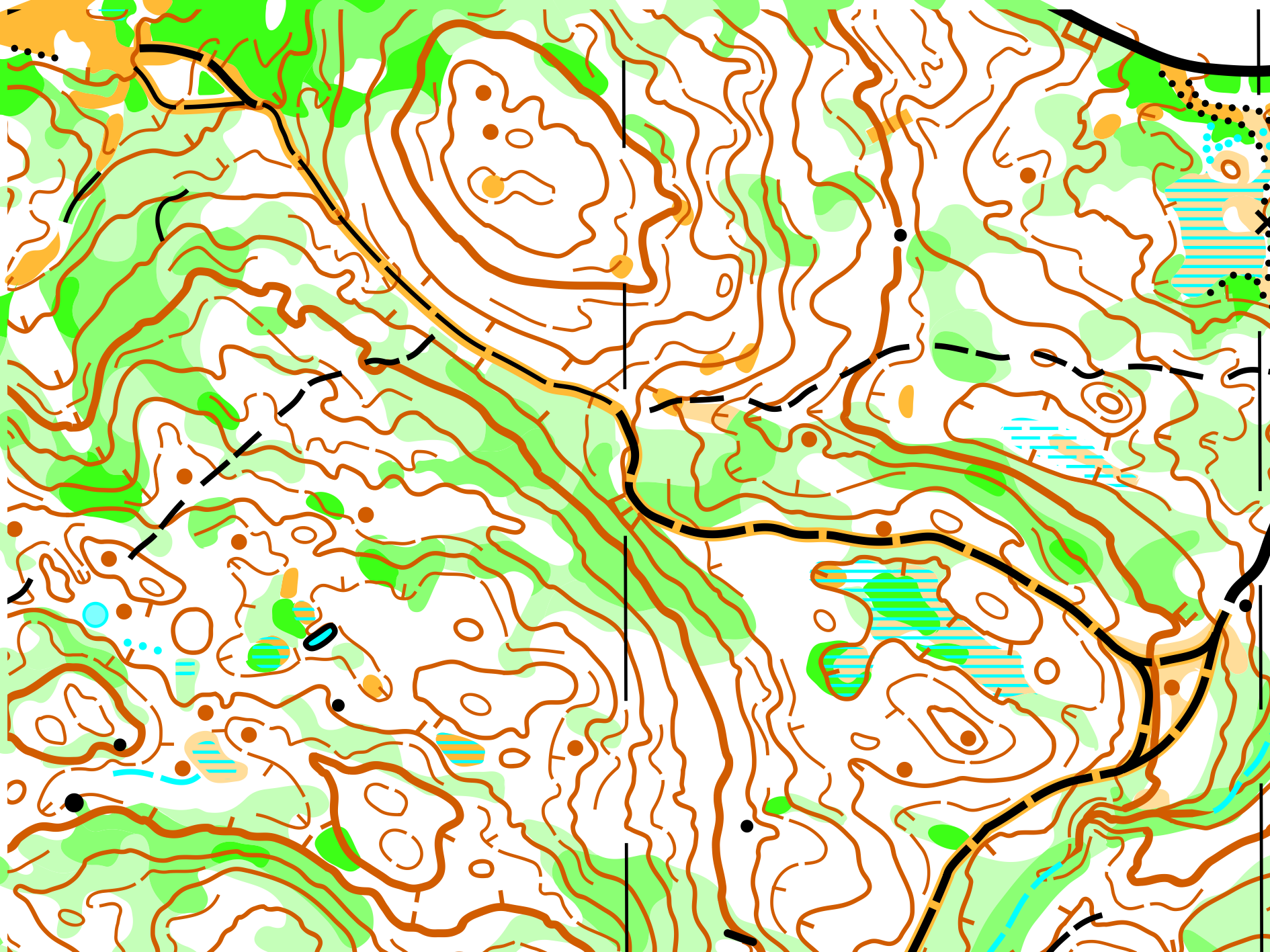 Thunder Mountain Map Sample